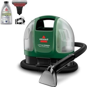 BISSELL Little Green Mini CORDLESS Portable Carpet and Upholstery Deep Cleaner
